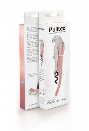 PULLTEX Click Cut Tirbuşon / Rose (Askılı Ambalaj)