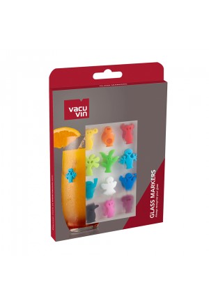 VACUVIN Glass Markers / Party (12'li)