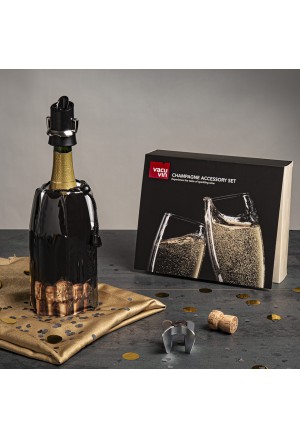 VACUVIN Aktif Şampanya Soğutucu, Desenli