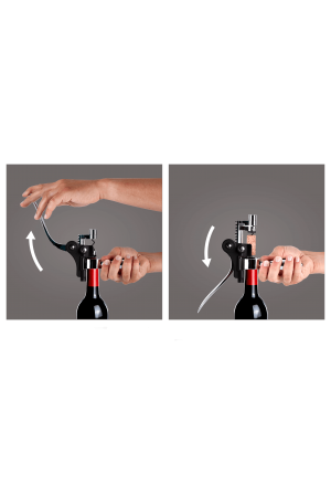 VACUVIN Kaldıraçlı & Tavşan Tirbuşon